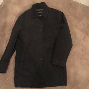 Banana Republic dark grey trench coat (L)